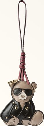Furla Allegra Charm Toni Nero Black Colorblock Nappa Dattero Smooth Calf Leather + Sidney Calf Leather Woman
