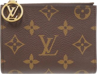 Louis Vuitton Brown Monogram Orange Monogram Wallet (Bi-Fold) (Pre-Owned)
