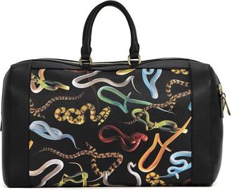 Seletti graphic print holdall bag - unisex - PVC/Polyester - OS - Black