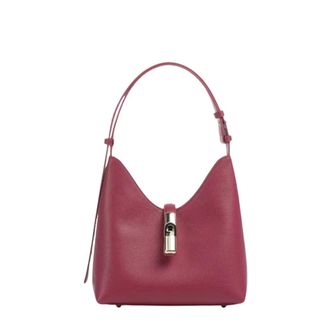 Furla Goccia S Hobo - Dames - Tassen - Rood - Maat: ONE Size Leer