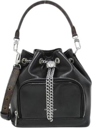 Louis Vuitton Pre-owned Noe Vibe Lamb Shoulder Bag - Dames - Vintage Tas - Zwart - ONE Size - Vintage