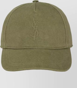 Saint Laurent cassandre cap curved brim six panel