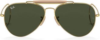 Ray-Ban Sunglasses Rb3030 L0216 Outdoorsman I Gold/Green G 15 Unisex