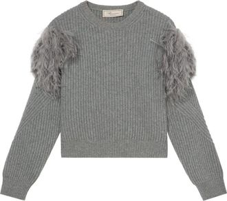Blumarine Maglione con decorazione - Grigio