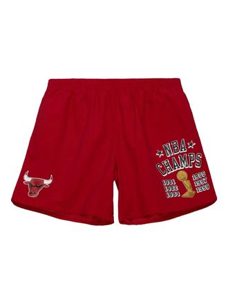Mitchell & Ness Chicago Bulls 6x Champions Heritage shorts - Red