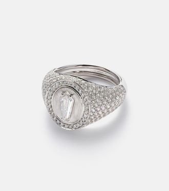 Kamyen Jewellery Kite 18kt white gold ring with diamonds