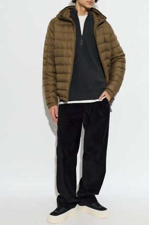 Moncler Solienn Down Jacket, Mens, Brown