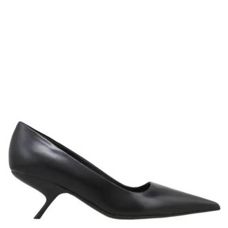 Ferragamo Eva 55 Leather Pumps, Size 7 C
