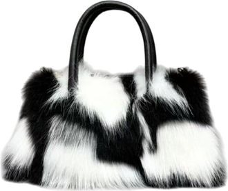 Generic Autumn and winter fashion imitation fur handbag large-capacity tote bag