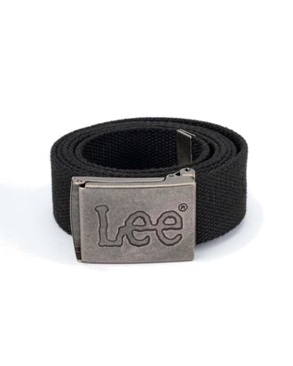 Lee H&uuml;ftg&uuml;rtel LEE Lee G&uuml;rtel Webbing Belt, Herren, Gr. 100, schwarz, Obermaterial: 100% Polyester PES., G&uuml;rtel H&uuml;ftg&uuml;rtel