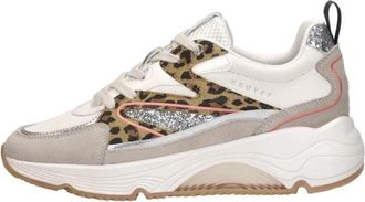 Cruyff Madina Sneakers Laag - Dames - Sneakers - Wit - 40 EU - Leer - Schoenen