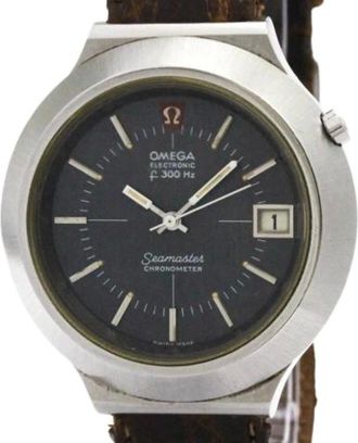 Omega Pre-owned Watches, male, Black, Size: ONE SIZE Pre-owned 198.012 Wristwatch