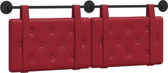vidaXL Cabecero Colgante Rojo Vino Cuero Sint&eacute;tico Vidaxl