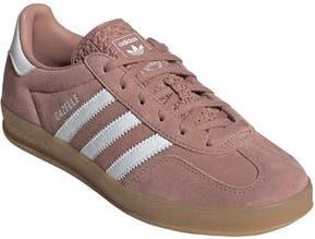 adidas Gazelle Indoor Sneaker in Warm Clay/White/Gum at Nordstrom Rack, Size 8.5