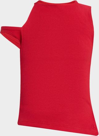 Courrèges Transverse 90s Ribbed Top