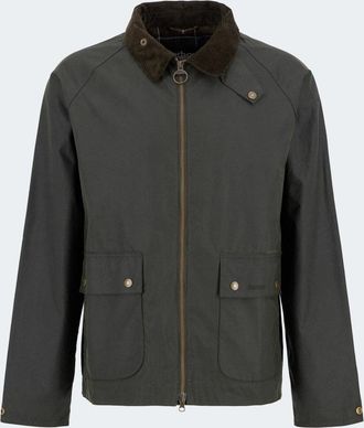 Barbour SHORT BEDALE WAX JACKET Size: XXL, colour: FERN