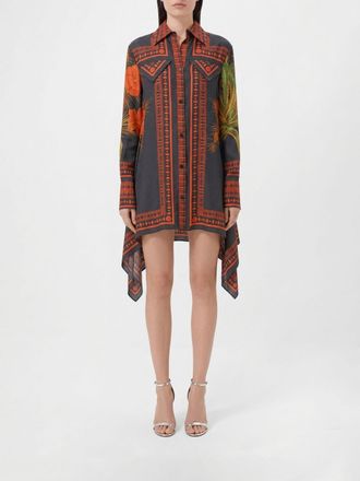 Blumarine Printed Viscose Shirtdress