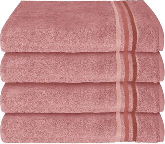 Schiesser Handtücher »Skyline Color aus 100 % Baumwolle mit eleganter Streifenbordüre« MADE IN GREEN by OEKO-TEX