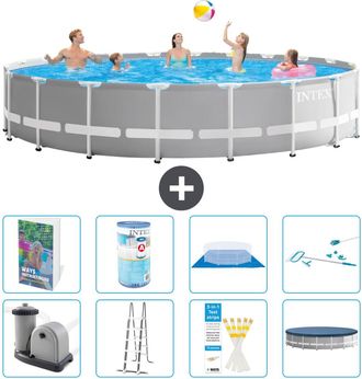 Intex Piscina Prism Frame Redonda - 610x132 Cm - 9-piezas S542