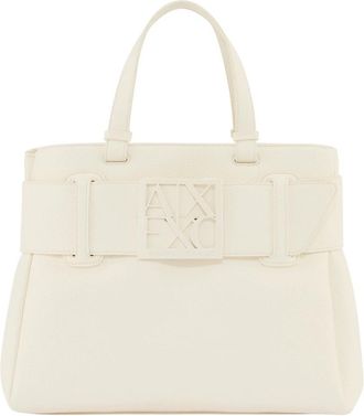 A|X Armani Exchange Tote Bag - Dames - Shoppers - Beige - ONE Size - Tassen