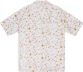 Rhude White Pill Collared Shirt