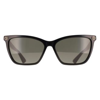Gucci Cat Eye Womens Black Grey GG2111S - One Size