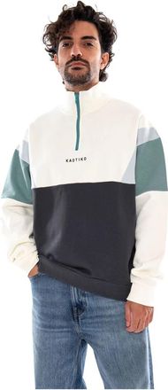 Kaotiko Crew Arthur - Heren - Sweatshirts - Veelkleurig - S - Katoen - Hoodies & sweatvesten