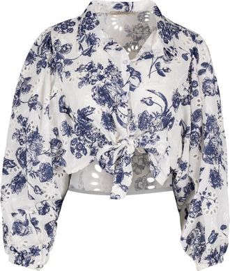 Astrid Womens Summer Day Top In Navy