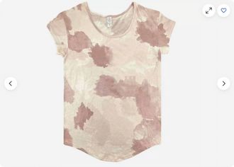 Alternative Womens Short Sleeve Tee In Beige/blush