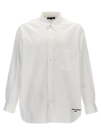 Comme Des Garçons Logo Embroidery Shirt