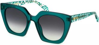 Just Cavalli Butterfly Zonnebril - unisex - Zonnebrillen - Groen - 53 MM - Accessoires