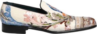 Dolce & Gabbana Sequin Embroidered Loafers - Heren - Loafers - Veelkleurig - 44 EU - Pailletten - Schoenen