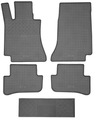 OEM Alfombrillas Rigum 902921 + Funda 900101 - Mercedes Clase C W205 Sed&aacute;n / Familiar / Coup&eacute; De 2014 A 2021, Ms Delanteras - Instalaci&oacute;n
