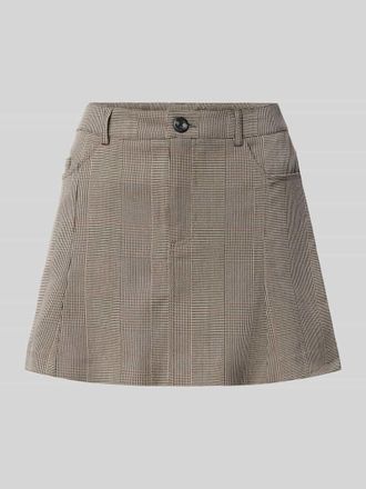 Noisy May Minirock mit Eingrifftaschen Modell WERA in Hellbraun, Größe XL