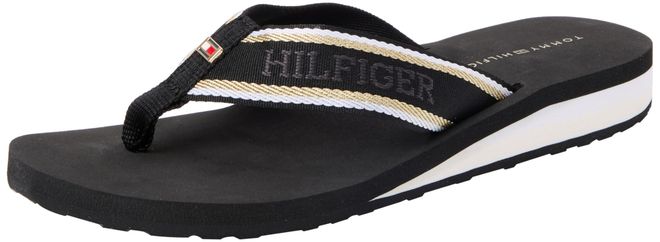 Black beach flip flops clearance