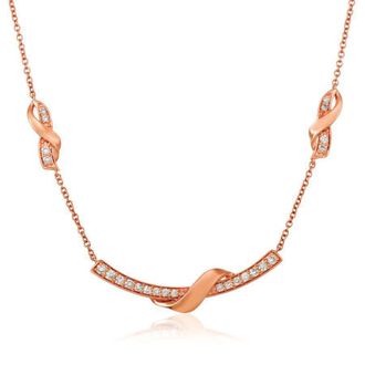 Le Vian Ladies Nude Diamonds Fashion Necklace in 14k Strawberry Gold