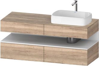 Duravit Qatego Consola Mueble Bajo Lavabo, 2 Extensiones, 2 - Duravit