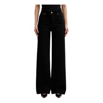 Our Legacy Treble Cut Wijde Broek - Dames - Broeken - Zwart - Maat: W26 Denim