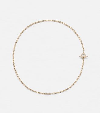 David Yurman DY Madison 18kt gold chain necklace with diamonds