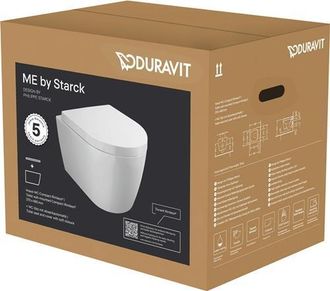Duravit Du Wwc-set Me By Starck 480mm,rimless Durafix,ts,blanco,incl.asiento De Inodoro Con Ca&iacute;da Amortiguada,ds