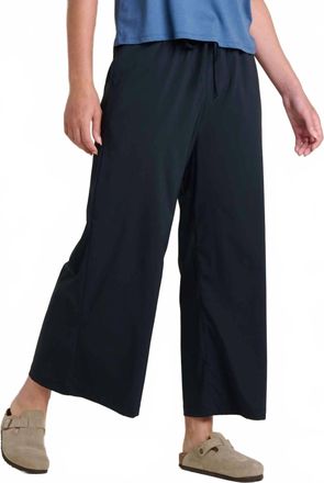 Toad & Co Sunkissed Wide Leg Crop Pants In Black