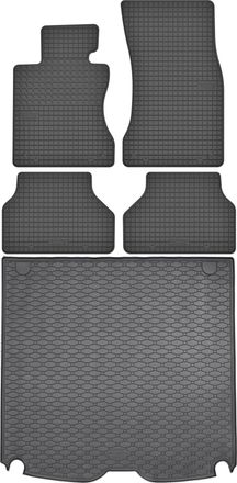 OEM Juego De Alfombrillas De Goma Para Coche Y Alfombrilla Para Maletero Para Bmw Serie 5 E61 Familiar (2004-2010)