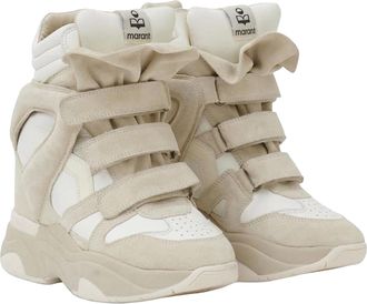 Isabel Marant Womens Sneakers Balskee White Trainers