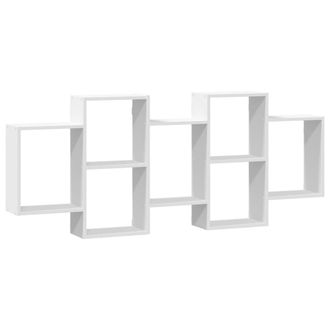 vidaXL Vidaxl - Estanter&iacute;a De Pared Madera De Ingenier&iacute;a Blanca 159x18x65 Cm