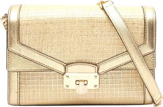 Michael Kors KINSLEY MD Leather Shoulder Bag