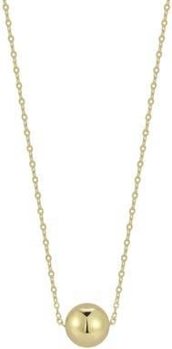 Ember Fine Jewelry 14K Gold Bead Necklace at Nordstrom Rack