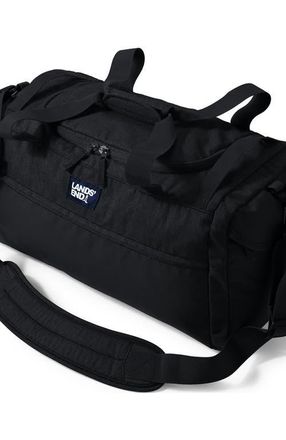 Lands End Small All Purpose Travel Duffle Bag in Black at Nordstrom, Size Medium