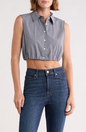 Frame Denim The Check Top in Navy Multi at Nordstrom Rack, Size X-Small