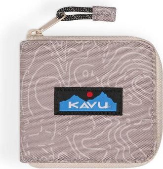 Kavu Zip Around Wallet In Taupe Topo
