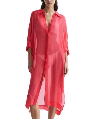 Reiss Ava Sheer Kaftan